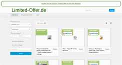 Desktop Screenshot of limited-offer.de