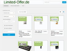 Tablet Screenshot of limited-offer.de